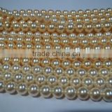 8 mm MOP Golden Pearls beads