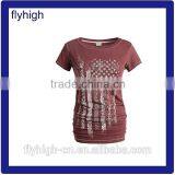 Jewelled Skull Printing Cheap Custom T Shirts thumbnail-1