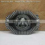 Factory Wholesale Metal Name Plate Belt Buckles Western Plate Buckle thumbnail-1