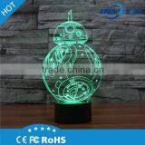 Wholesale High Quality Christmas Fancy Childrens Battery Powered 3D Led Night Lights thumbnail-3