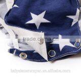 Wholesale Baby Clothes Knit Cotton Navy & White Star Baby Romper for Toddlers thumbnail-6