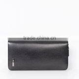 Genuine Leather Men Wallets Business Card Holder Coin Purse Men's Long Zipper Wallet Leather thumbnail-3
