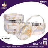 White Marble Double Wall Thermal Food Bowl thumbnail-1