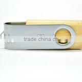Twister Engraving Logo Wood USB Flash Drive thumbnail-1