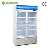 Two Door Commercial Refrigerator for Soft Drinks