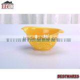 Tow Tone Melamine Salad Bowl,plastic Colander