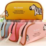 Hot sale custom PU leather pencil case with low price