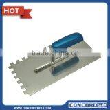 German Notched Stainless Steel Plastering Trowel With Wooden Handle thumbnail-1