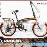 2015 hot sale cheap steel single speed folding bicycle(pw-fd20108)