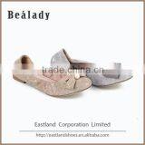 2016 Fashion Private Label Glitter Suede Leather Women Ballerinas Shoes thumbnail-4