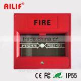 Fireproof Emergency Break Glass Fire Alarm System Manufacturer (ALF-Eb03) Quality Choice