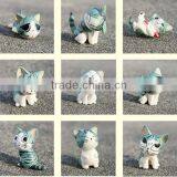 Customized Small Lovely Handmade Cat Ornaments Model Statue