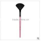 Hot Sale Pink Makeup Fan Brushes thumbnail-1