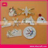 Shiny and Hot Selling Metal Christmas Pin Badge