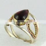 Deep Red Colour !! Red Garnet 925 Sterling Silver Ring, Silver Jewelry, Gemstone Silver Jewelry thumbnail-6