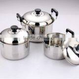 410# 10 Pcs Stainless Steel Cooking Pot thumbnail-1