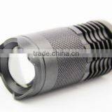 X1B 18650 Battery XML T6 10w Zoom Led Rechargeable Tactical Flashlight/Black Cheap Mini Flashlight thumbnail-3