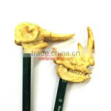 toy wild animal skull fossil pencil topper
