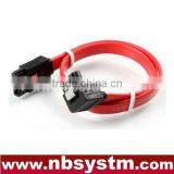 SATA Data Cable With Locking Latch 1 x Straight + 1 x Right Angle