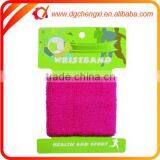 Promotional Rose Red Cotton Sweatband thumbnail-1