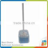 Blue Stripe Animal Toilet Brush With Holder thumbnail-1