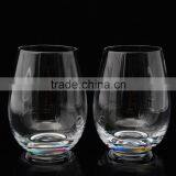 Mouth Blown Stemless Crystal / Soda-lime Wine Glass thumbnail-1