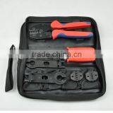 LY-K2546B Crimping Tool and Wire Stripper Set MC4 MC3 Crimping Tool Use for Solar pv Cable Packed in Fabric Bag