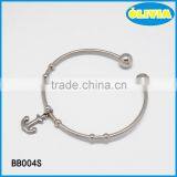 Olivia Fake Gold Bangle Umbrella Shaped 304 Stainless Steel Silver Bangle thumbnail-1