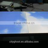 Frameless Patent Product Surface Mount 48W 0~10V/1~10V Dimming 595X595MM LED Ceiling Sky Panel With 3528 SMD LED