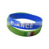 2016 UEFA European Championship Flag Silicone Wristband Wholesale, UEFA Euro 2016 Silicone Wristband thumbnail-1