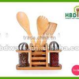 2016 Best Selling Premium Custom Made Glass Bottle Spice Rack Set,salt and Pepper Shakers thumbnail-6