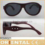 red bamboo sunglasses