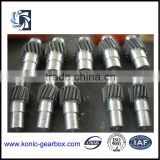 Input shaft, transmission gear shaft, industrial gear shaft