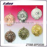 Fashion DIY Copper Hollow Silver Surfboard Photo Pendant Locket thumbnail-1