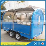 Small or big wheels fast food carts kiosk/food selling car/food street kiosk for salefood truck
