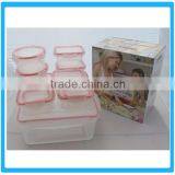 Plastic Bento Lunch Boxes,12 Pcs Preservation Box Set , Transparent Preserving Box thumbnail-2
