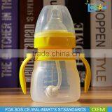 High Quality BPA Free Silicone Biberon Baby Bottle Manufacturer Wholesale Nursing Bottle