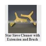 Star Type Sieve Cleaner With Brush Mill Pan Clear Plansifter Cleaner Rotating Brushes Cleaner thumbnail-2