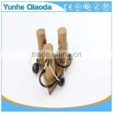 Triple Post Trouble String Puzzle KINGOU 4 Pack Classical Wooden Puzzle Set Solution Rope Central Brain Teaser for Adults Game thumbnail-6