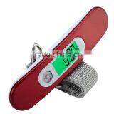 LED Digital 50Kg/10g Fish Hook Hanging Electronic Weighting Luggage Scale thumbnail-1