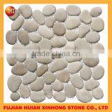 Factoy Price White Stone Pebble Tile thumbnail-1