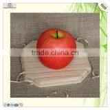 Useful Unfinished Carved Wooden Breakfast Pizza Tray thumbnail-2