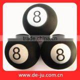 Vending Machine Products Black Number Printed Bouncy Balls thumbnail-1