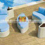 Quality White PE Rattan Outdoor Sofa Set for Wedding Party Events LQ-A613 thumbnail-2