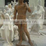 Hand Carved White Marble David Statue thumbnail-3