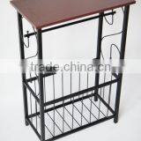 RH-4625 New MDF Top Gramercy Scroll Design Bathroom Metal Table thumbnail-3
