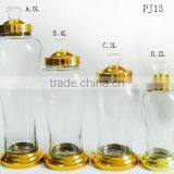 Large Wholesale Clear Glass Beverage Dispenser PJ13 thumbnail-1