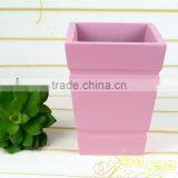 Desktop Small Wooden Flower Vase for Decor ,Shooting Props thumbnail-4