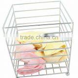 Muti-function Hotel Waste Basket, Metal With Chrome Plate thumbnail-5