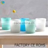 Colored Frosted Glass Candle Holder Mulit Colors 100% On-time Shipment Protection thumbnail-4